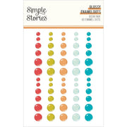 Simple Stories - Book Fair Enamel Dots 60/Pkg