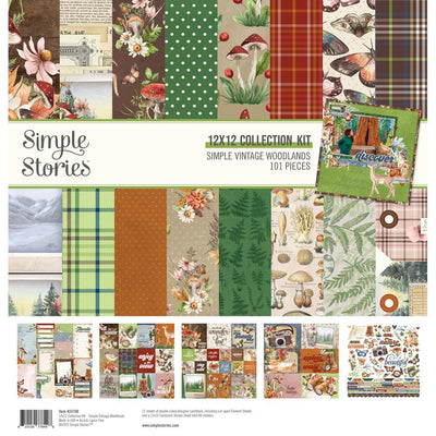 Simple Stories - Simple Vintage Woodlands 12x12 Collection Kit