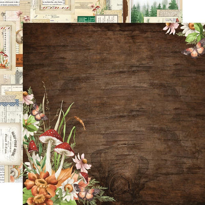 Simple Stories - Simple Vintage Woodlands Paper - View From Here