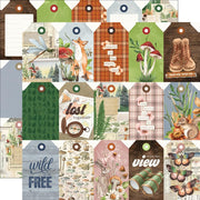 Simple Stories - Simple Vintage Woodlands Paper - Tag Elements