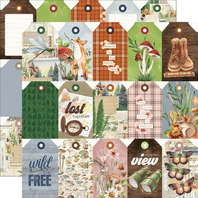 Simple Stories - Simple Vintage Woodlands Paper - Tag Elements