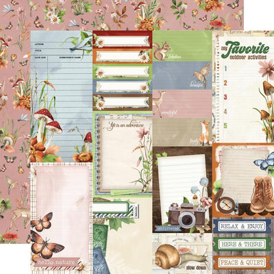 Simple Stories - Simple Vintage Woodlands Paper - Journal Elements
