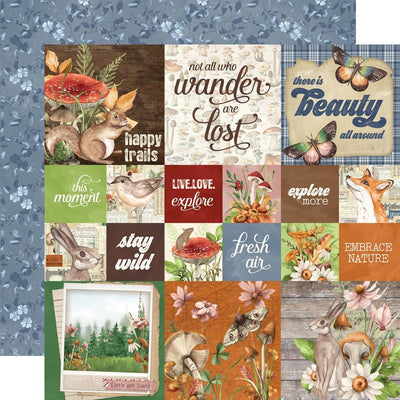 Simple Stories - Simple Vintage Woodlands Paper - 2X2/4X4 Elements