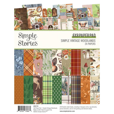 Simple Stories - Simple Vintage Woodlands 6x8 Paper Pad