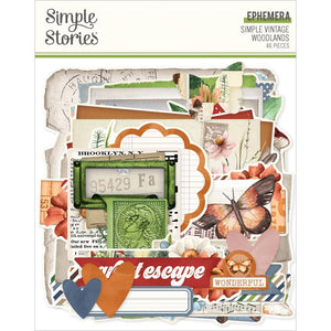 Simple Stories - Simple Vintage Woodlands Ephemera 46/Pkg