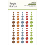 Simple Stories - Simple Vintage Woodlands Enamel Dots 60/Pkg