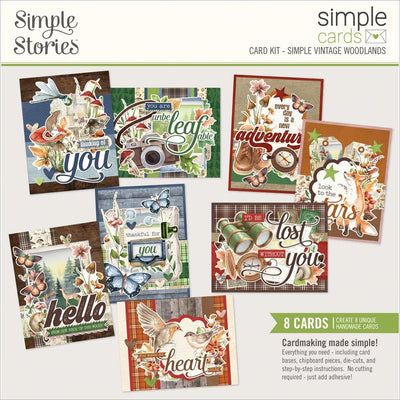 Simple Stories - Simple Vintage Woodlands - Simple Cards Card Kit