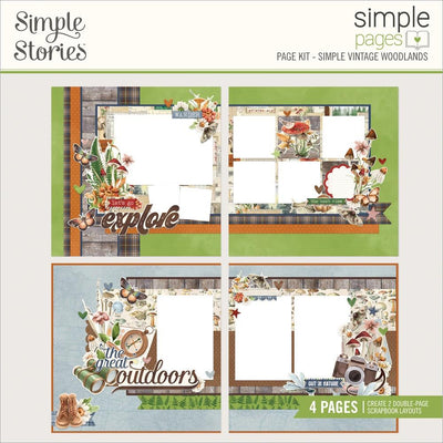 Simple Stories - Simple Vintage Woodlands - Simple Pages Page Kit