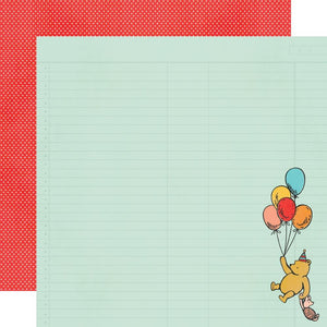 Simple Stories - Say Cheese Classic Pooh Birthday Paper - Birthday Wishes