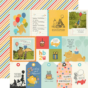 Simple Stories - Say Cheese Classic Pooh Birthday Paper - Elements 1
