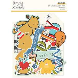 Simple Stories - Say Cheese Classic Pooh Birthday Big Bits 20/Pkg