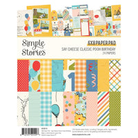 Simple Stories - Say Cheese Classic Pooh Birthday 6x8 Paper Pad