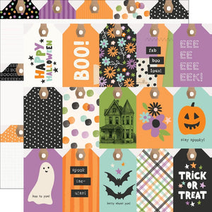 Simple Stories - Spooky Things Paper - Tag Elements
