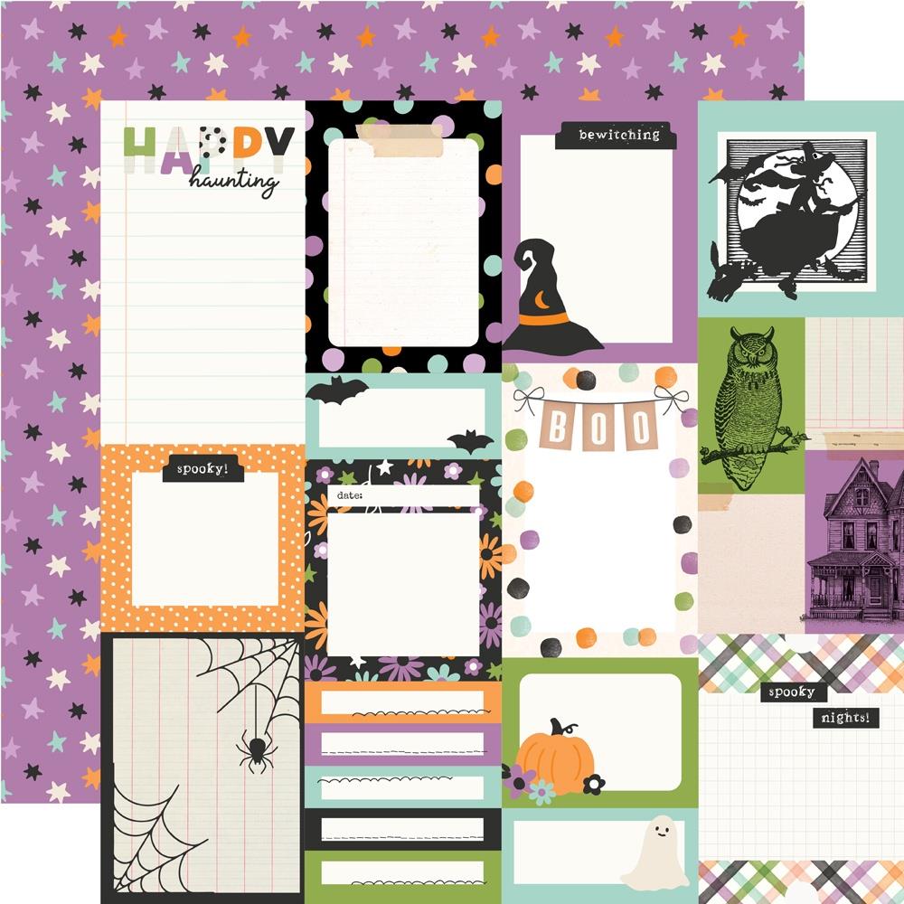 Simple Stories - Spooky Things Paper - Journal Elements