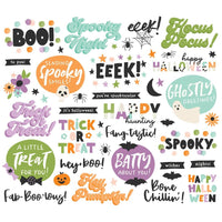 Simple Stories - Spooky Things Sentiment Bits 45/Pkg