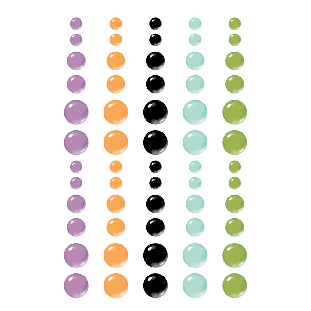 Simple Stories - Spooky Things Enamel Glossy Dots 60/Pkg
