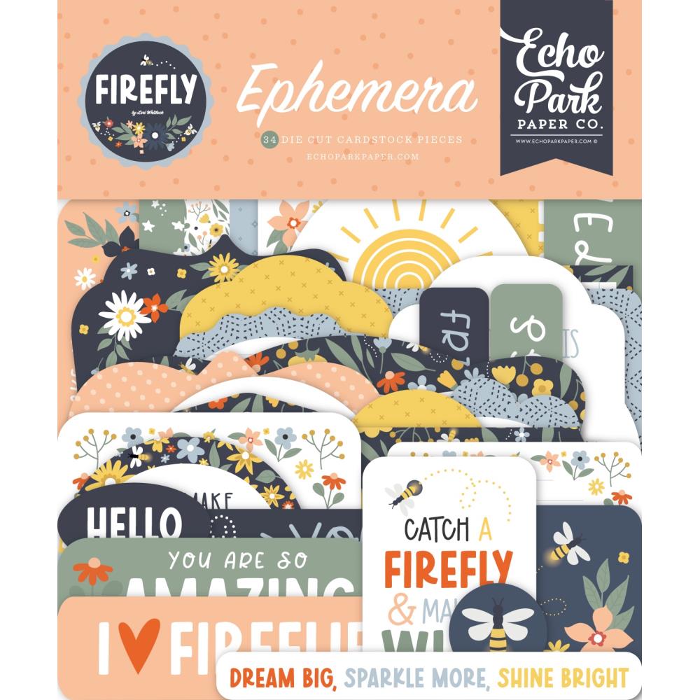 Echo Park - Firefly Ephemera Die Cuts 34/Pkg