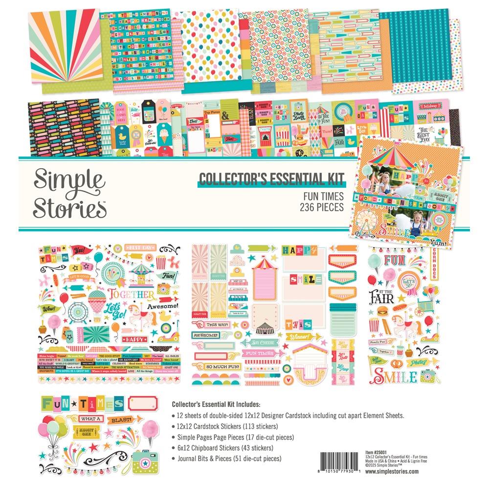 Simple Stories - Fun Times Collector's Essential 12x12 Kit