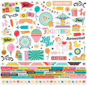 Simple Stories - Fun Times 12x12 Cardstock Sticker Sheet