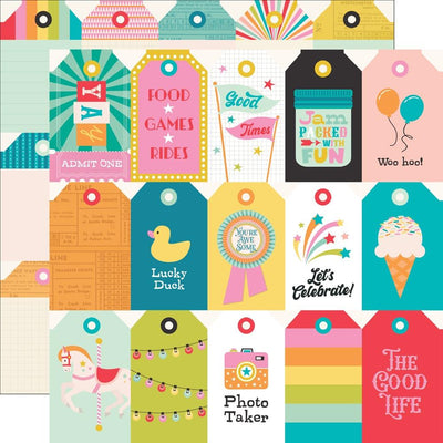 Simple Stories - Fun Times Paper - Tag Elements