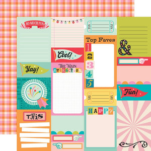 Simple Stories - Fun Times Paper - Journal Elements