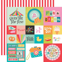 Simple Stories - Fun Times Paper - 2X2/4X4 Elements