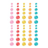 Simple Stories - Fun Times Glitter Enamel Dots 60/Pkg