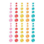 Simple Stories - Fun Times Glitter Enamel Dots 60/Pkg