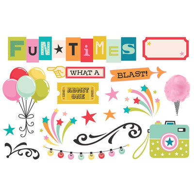 Simple Stories - Fun Times Page Pieces 17/Pkg