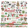 Simple Stories - Say Cheese Classic Mouse Christmas 12x12 Element Sticker Sheet