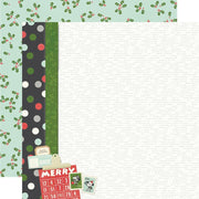 Simple Stories - Say Cheese Classic Mouse Christmas Paper - Merry Christmas