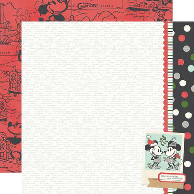 Simple Stories - Say Cheese Classic Mouse Christmas Paper - Oh, Joy!