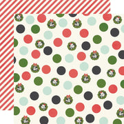 Simple Stories - Say Cheese Classic Mouse Christmas Paper - Happy Holly Days