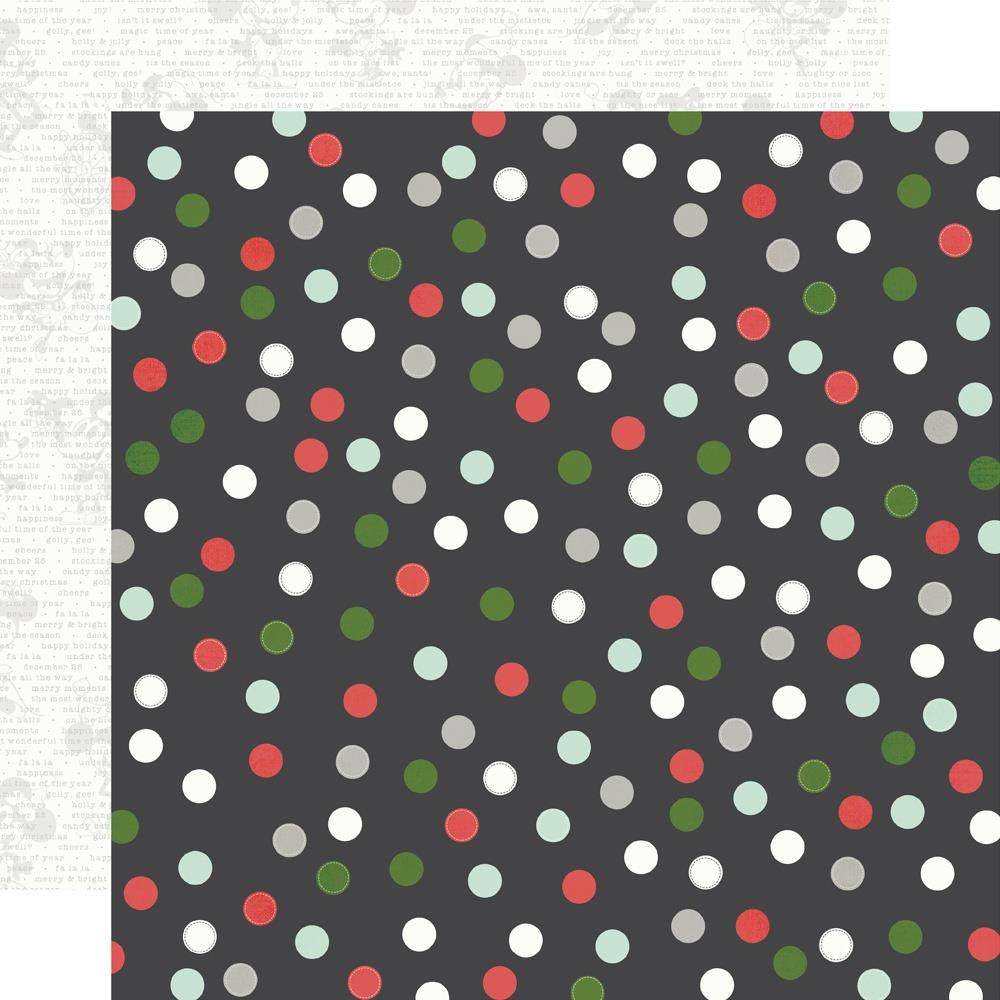 Simple Stories - Say Cheese Classic Mouse Christmas Paper - Deckin' The Halls
