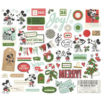 Simple Stories - Say Cheese Classic Mouse Christmas Bits & Pieces 57/Pkg