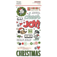 Simple Stories - Say Cheese Classic Mouse Christmas Foam Stickers