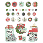 Simple Stories - Say Cheese Classic Mouse Christmas Decorative Brads