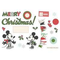 Simple Stories - Say Cheese Classic Mouse Christmas Page Pieces 19/Pkg
