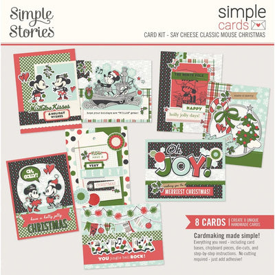 Simple Stories - Say Cheese Classic Mouse Christmas - Simple Cards Card Kit