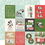 Simple Stories - Say Cheese Classic Mouse Christmas Paper - 3X4 Elements
