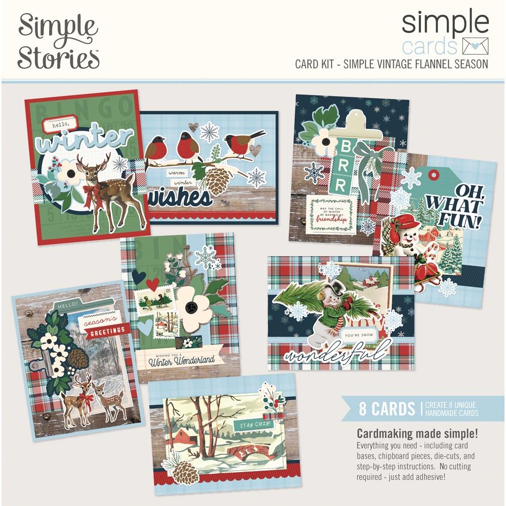 Simple Stories - Simple Vintage Flannel Season - Simple Cards Card Kit