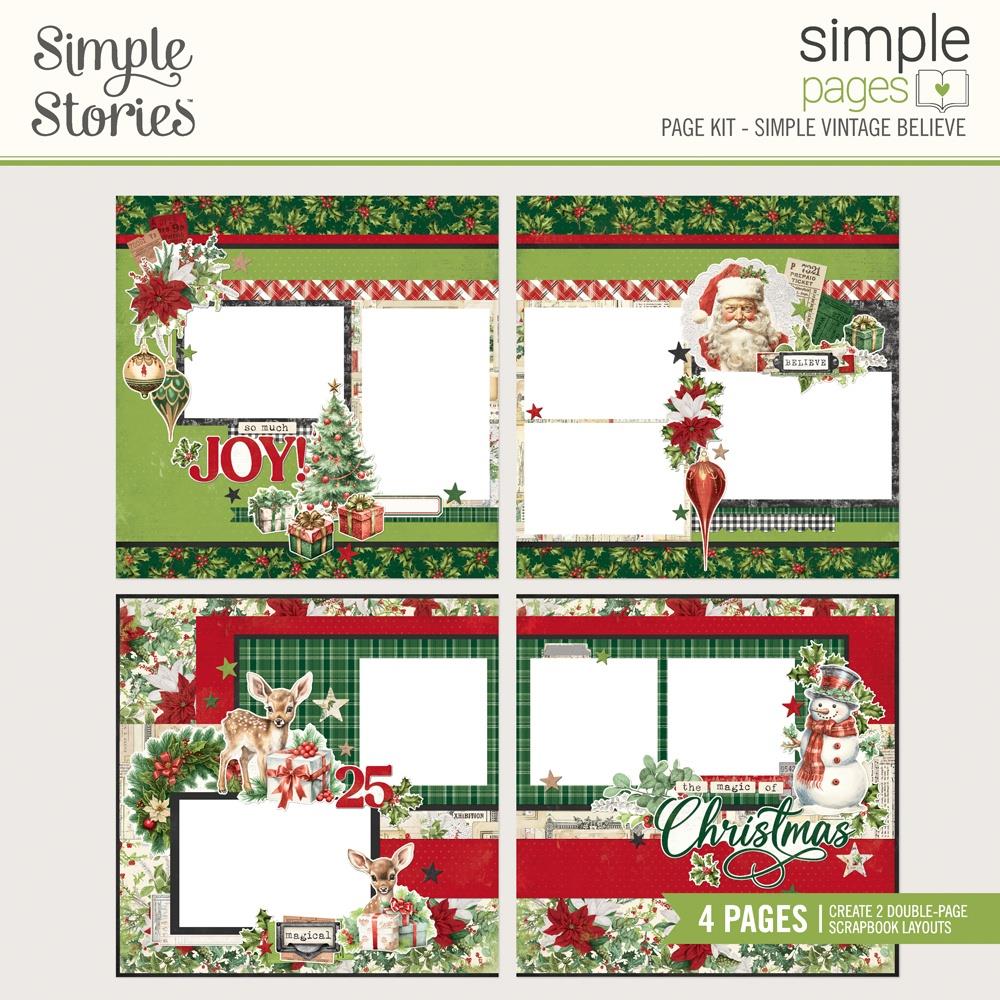 Simple Stories - Simple Vintage Believe - Simple Pages Page Kit