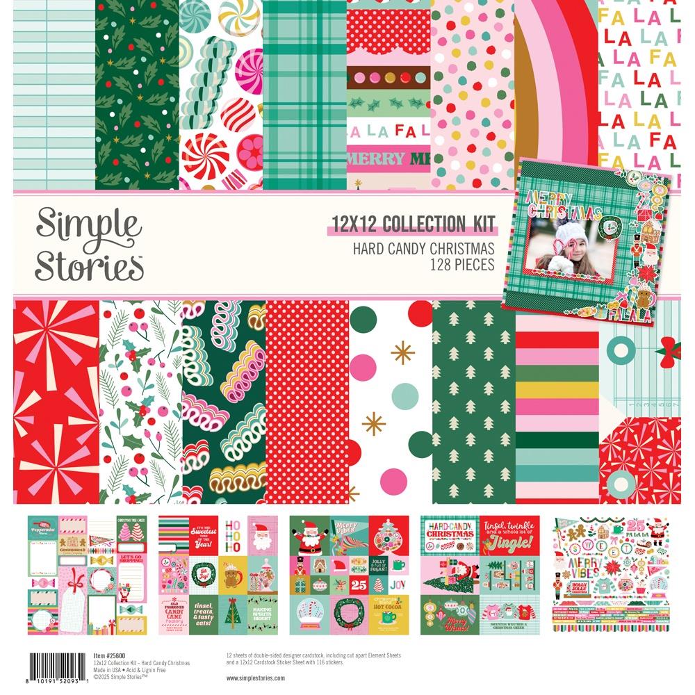 Simple Stories - Hard Candy Christmas 12x12 Collection Kit