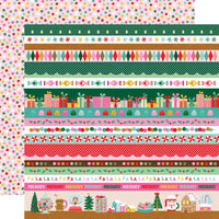 Simple Stories - Hard Candy Christmas Paper - Mix & A-Mingle