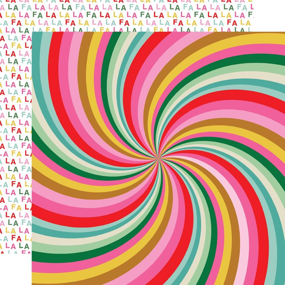 Simple Stories - Hard Candy Christmas Paper - Merry Vibes