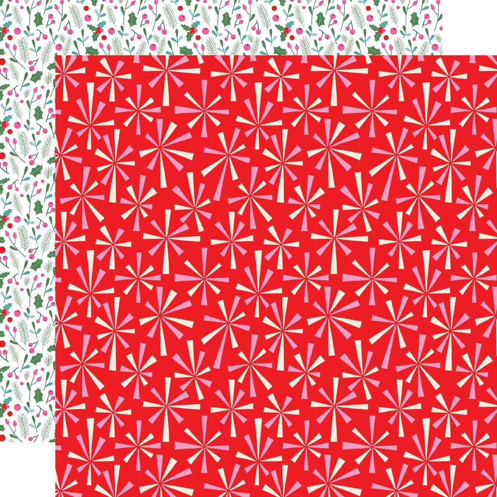 Simple Stories - Hard Candy Christmas Paper - So Festive