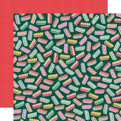Simple Stories - Hard Candy Christmas Paper - Sweets Season