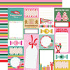 Simple Stories - Hard Candy Christmas Paper - Journal Elements