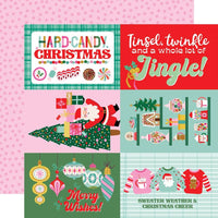 Simple Stories - Hard Candy Christmas Paper - 4X6 Elements