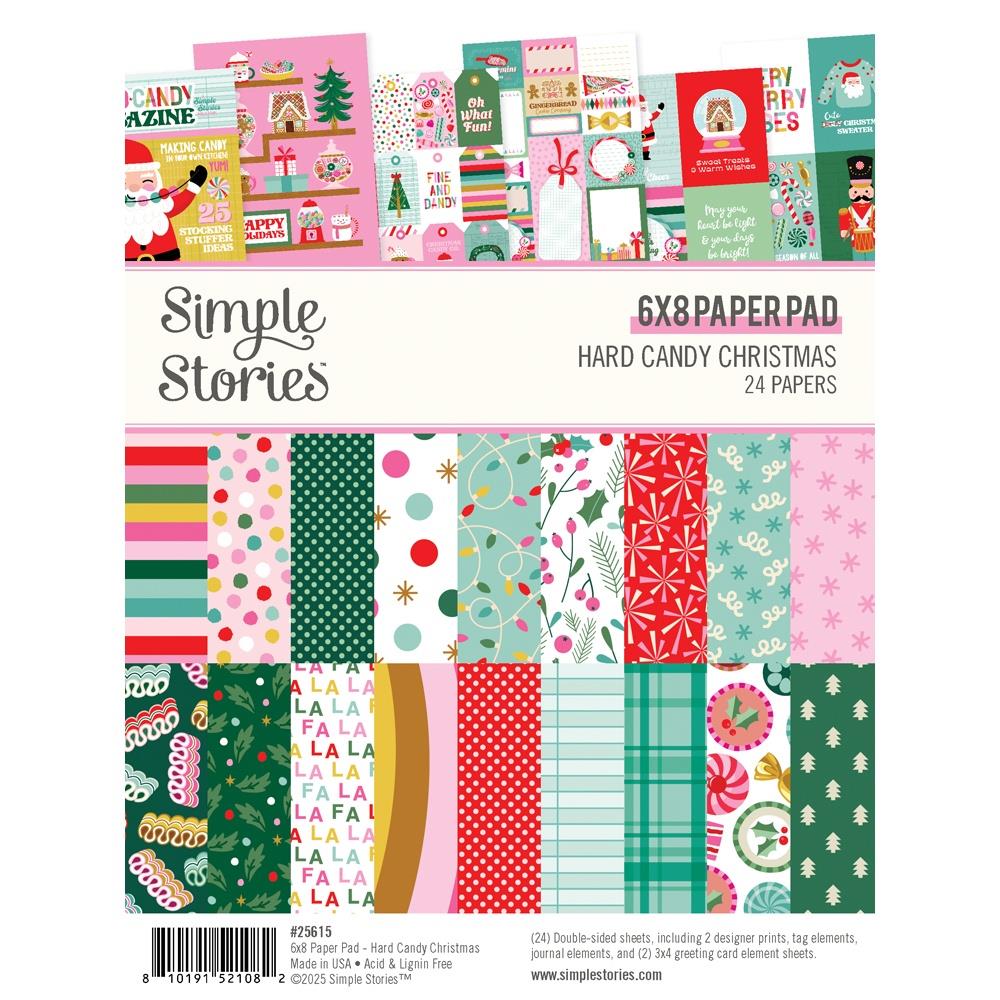 Simple Stories - Hard Candy Christmas 6x8 Paper Pad